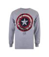 Captain America - T-shirt - Homme (Gris chiné) - UTTV1182