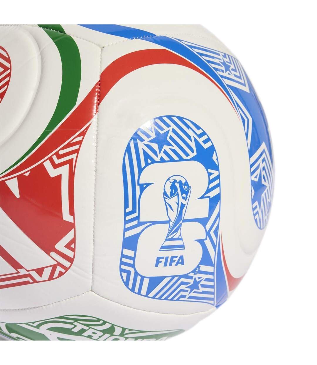 Ballon De Foot Pour Entraînement Motif/style Étoile Trionda Taille 5 Blanc Rouge Adidas-3
