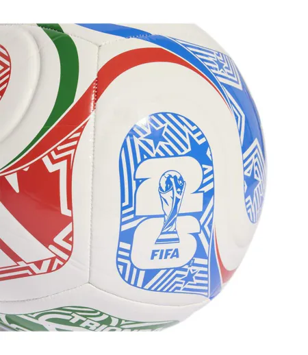 Ballon De Foot Pour Entraînement Motif/style Étoile Trionda Taille 5 Blanc Rouge Adidas