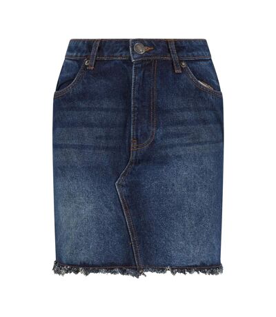Mini Jupe Femme Bleu Foncé Délavé Urban Classics