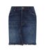Mini Jupe Femme Bleu Foncé Délavé Urban Classics-1