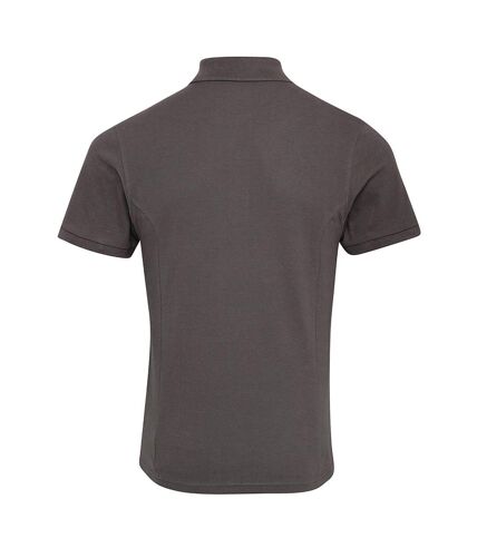 Premier Mens Coolchecker Plus Piqu Polo Shirt (Dark Grey) - UTPC3374