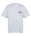 Mens Nyc Logo Crew Neck Oversized T-shirt White Everlast-1