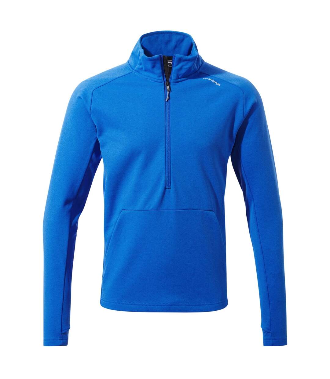 Mens dynamic pro half zip fleece top bolt blue Craghoppers-1
