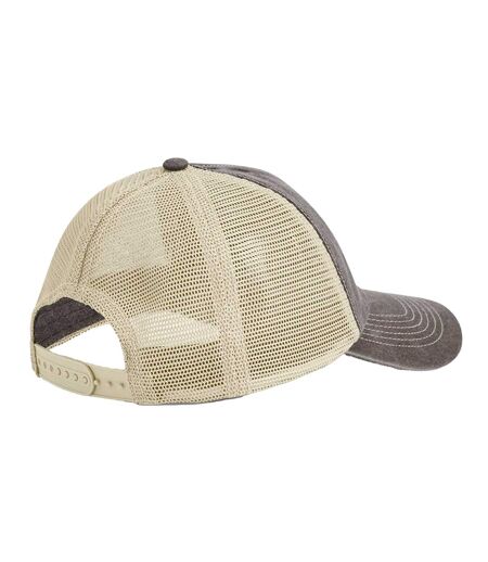 Casquette Trucker Motif/style Rétro Adulte Vieux Marron Beige Gris Beechfield