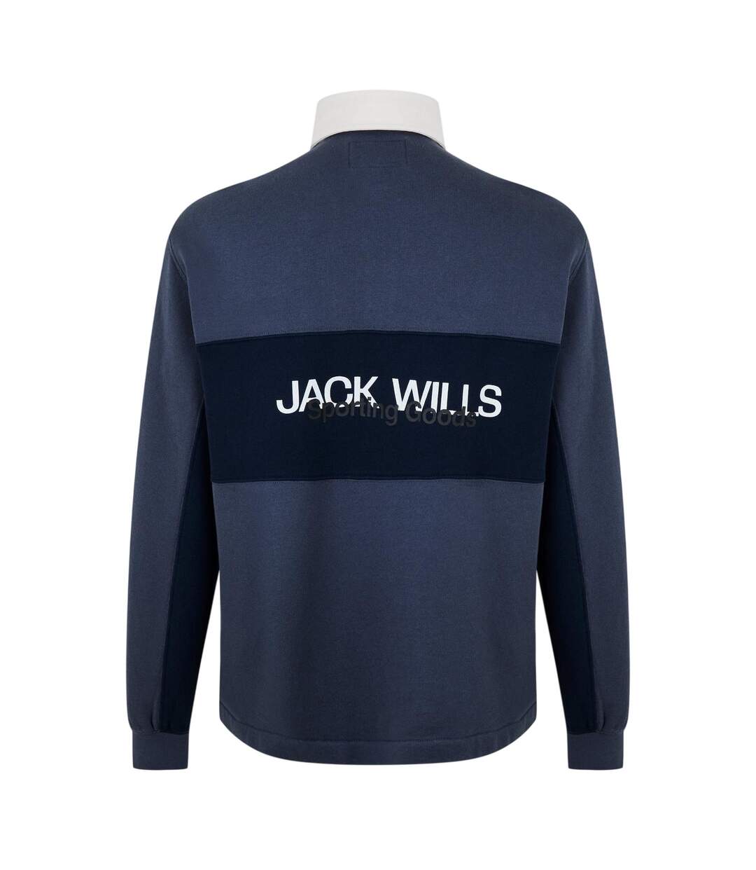 Mens Logo Relaxed Fit Rugby Shirt Night Sky Jack Wills-2