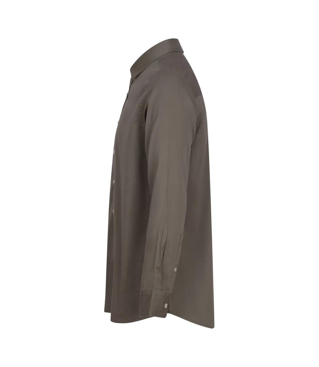 Chemise Manches Longues Homme Kaki Front Row-4