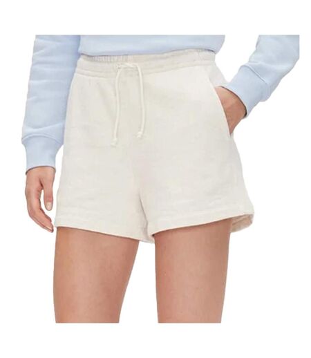 Short beige femme tommy hilfiger script - l