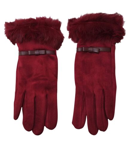 Gants fausse fourrure