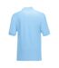 Fruit Of The Loom Premium Mens Short Sleeve Polo Shirt (Sky Blue)