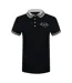 Mens Heart Cotton Logo Polo Shirt Black Love Moschino-1