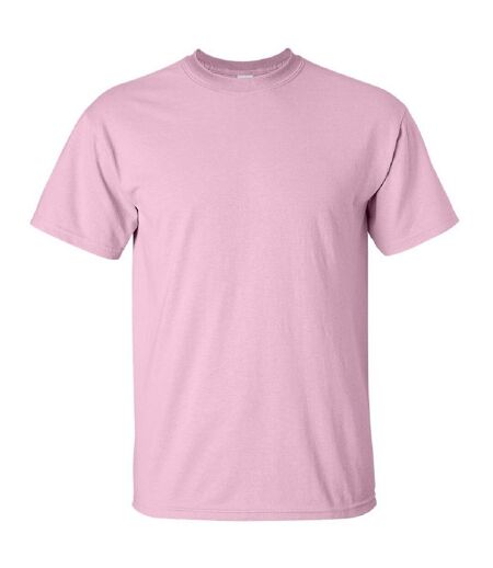 Gildan Mens Ultra Cotton Short Sleeve T-Shirt (Light Pink) - UTBC475