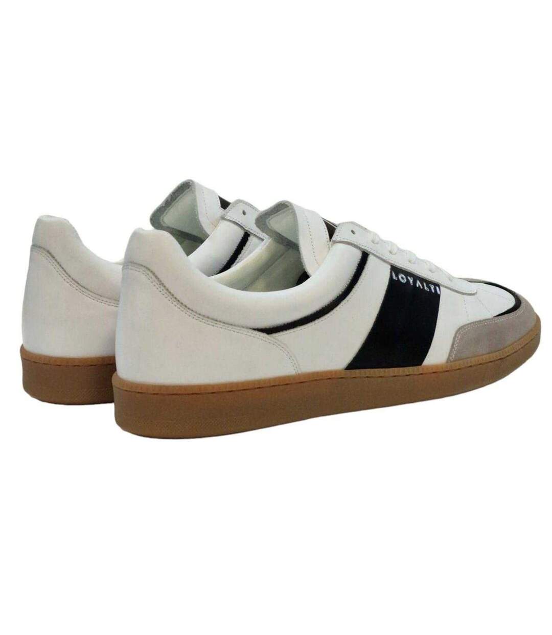 Baskets Kalle Homme Blanc Noir Loyalti-2