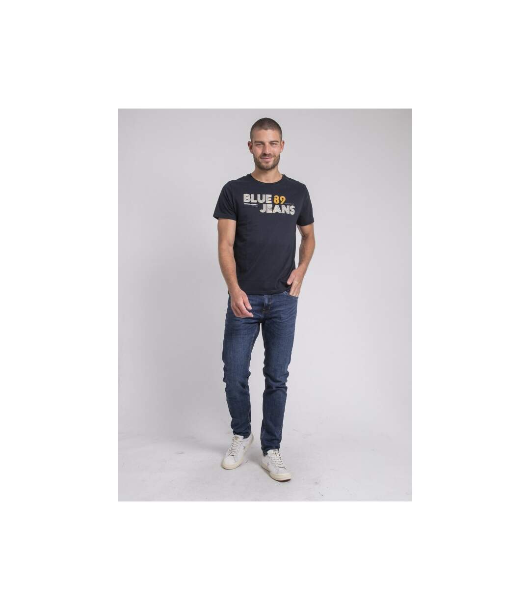 T-shirt col rond pur coton JUPILAR-4