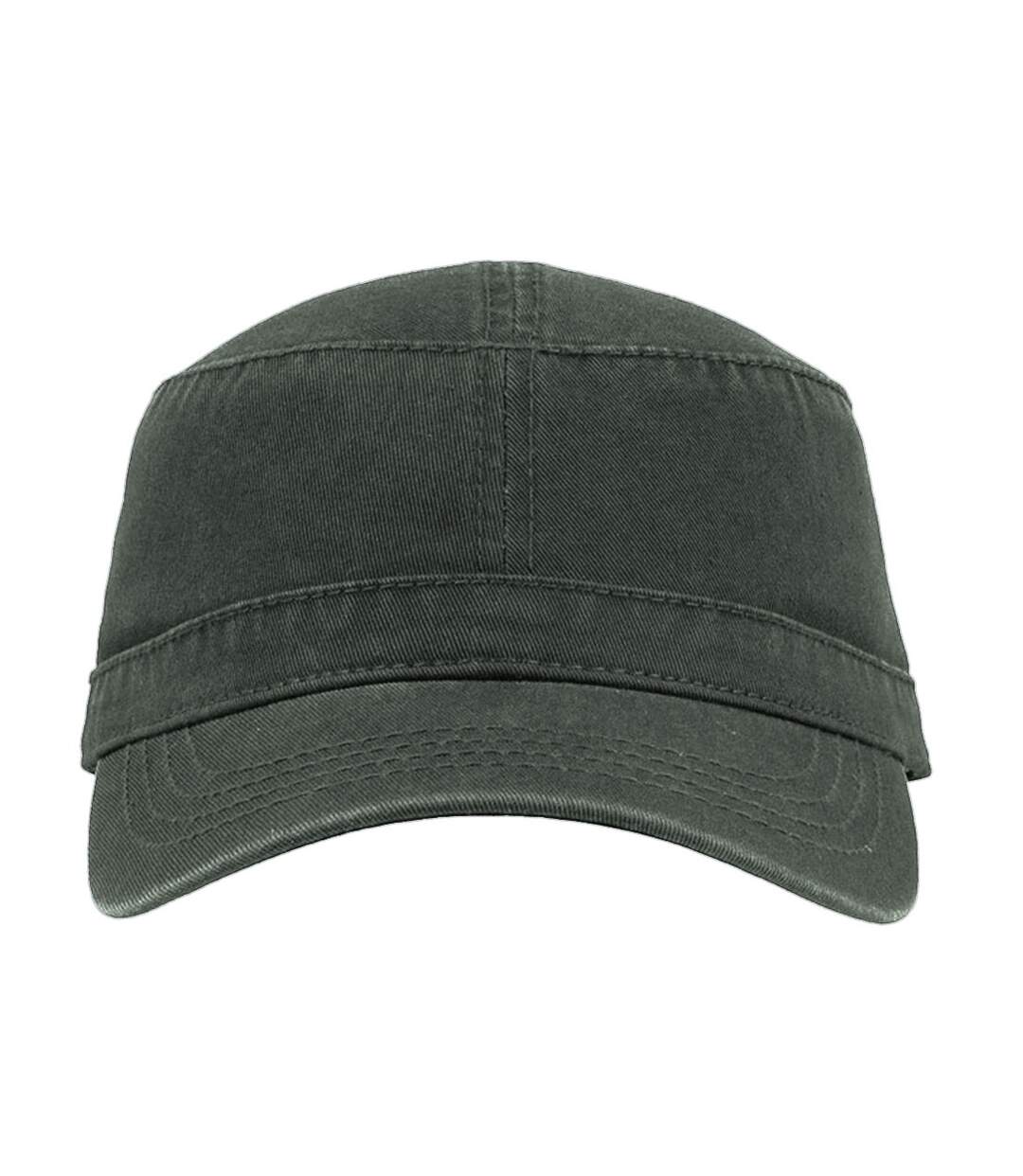 Casquette militaire en serge de coton mixte olive Atlantis-3