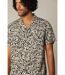 Chemise homme viscose à manches courtes et motif tropical JOSIAS-3