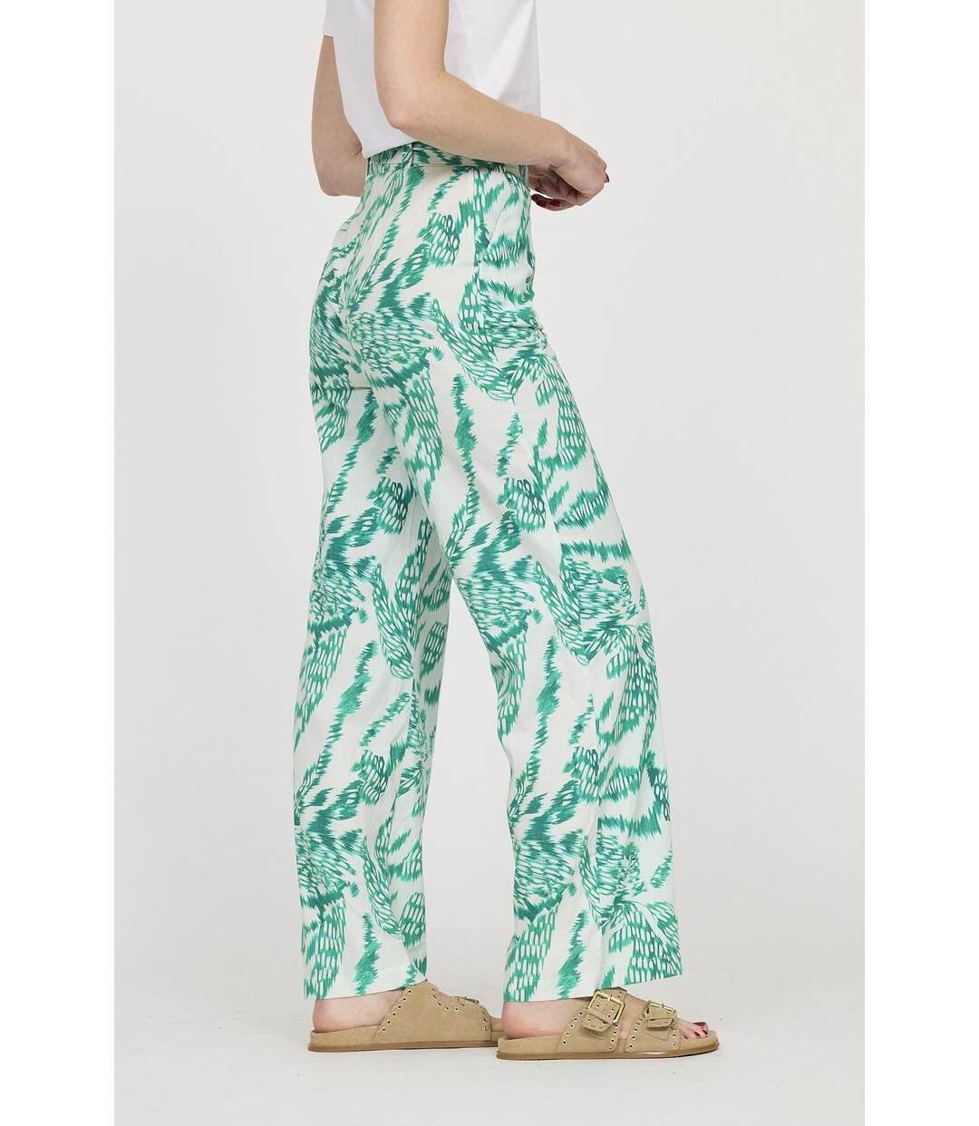 Pantalon GAYA Vert profond-2