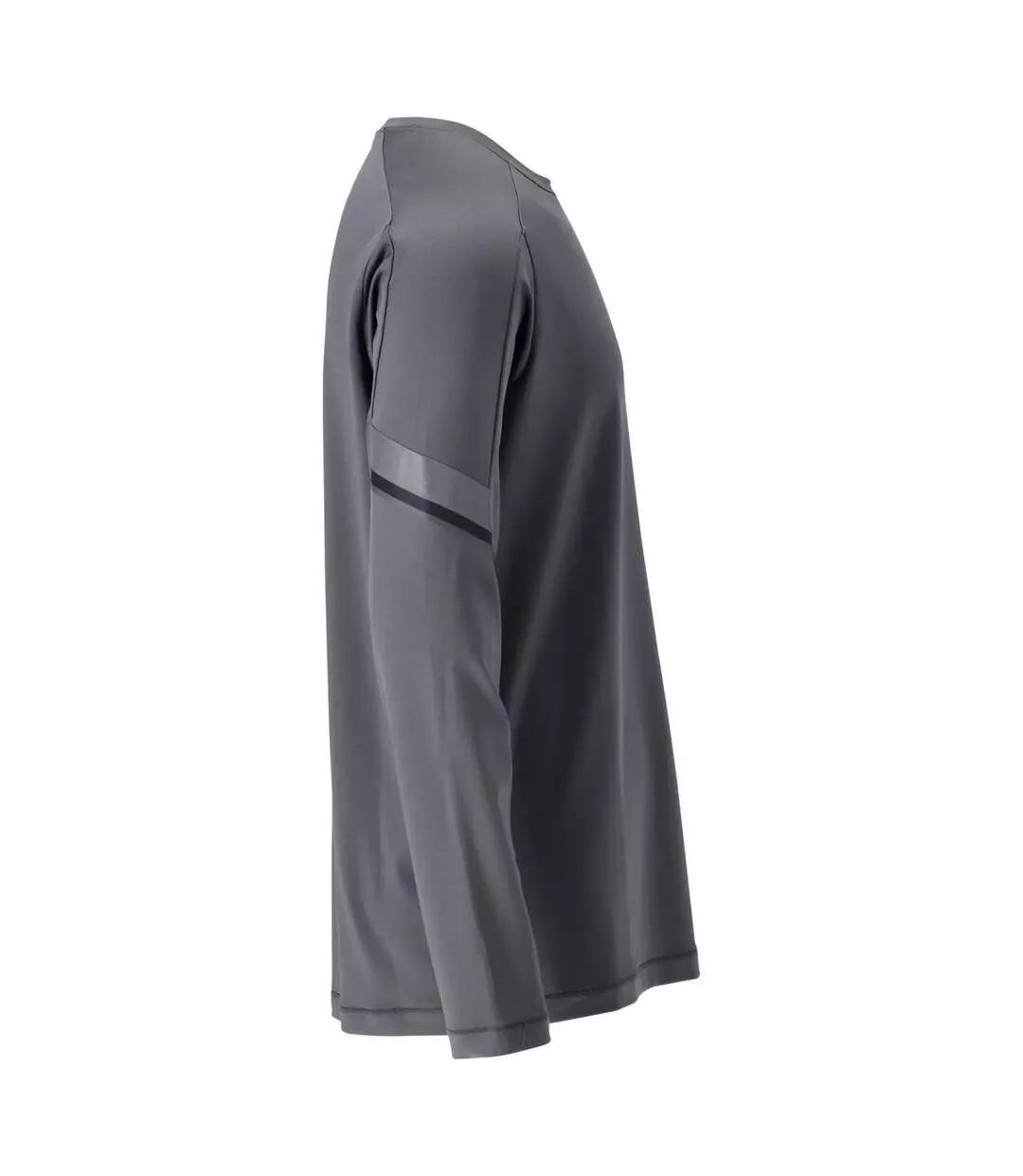 T-shirt Manches Longues Customised Homme Gris Pierre Mascot-4