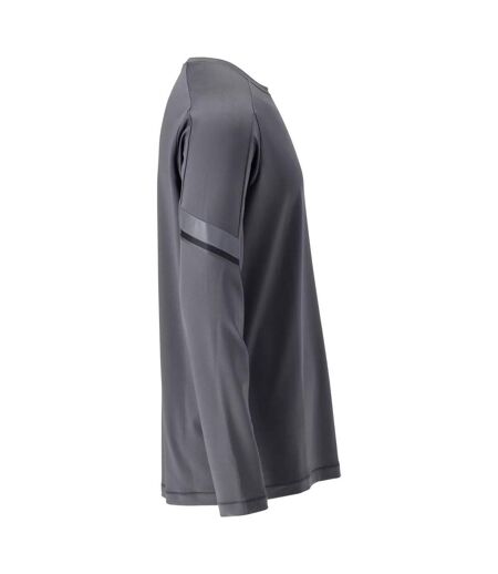 T-shirt Manches Longues Customised Homme Gris Pierre Mascot