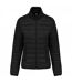 Womens/ladies lightweight padded jacket black Kariban