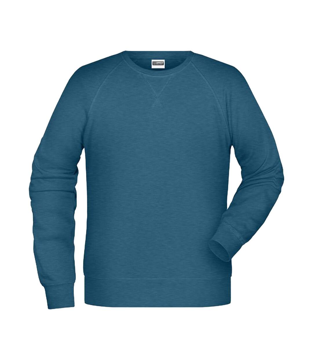 Sweat Homme Bleu Pétrole Chiné James And Nicholson-1