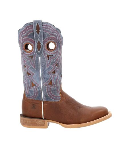 Bottes De Cowboy Lady Rebel Pro Femme Marron Clair Bleuet Durango