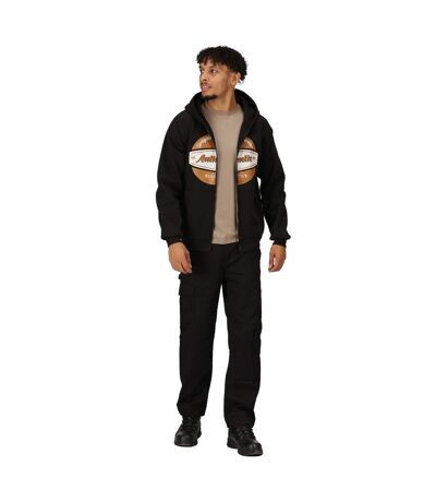 Mens Full Zip Hoodie Black Regatta Professional