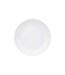 Lot de 6 Assiettes Plates Réutilisables Square 25cm Blanc-1