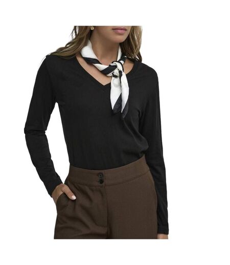 T-shirt manches longues noir femme jdy rex