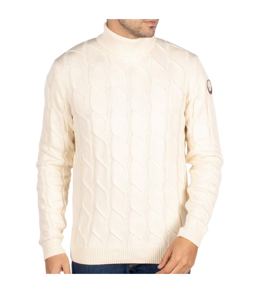 Pull Col Roulé Wavy-1