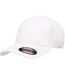 Casquette flexfit blanc Yupoong-4