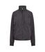 Womens/ladies Textured Bomber Jacket Black Puma-1