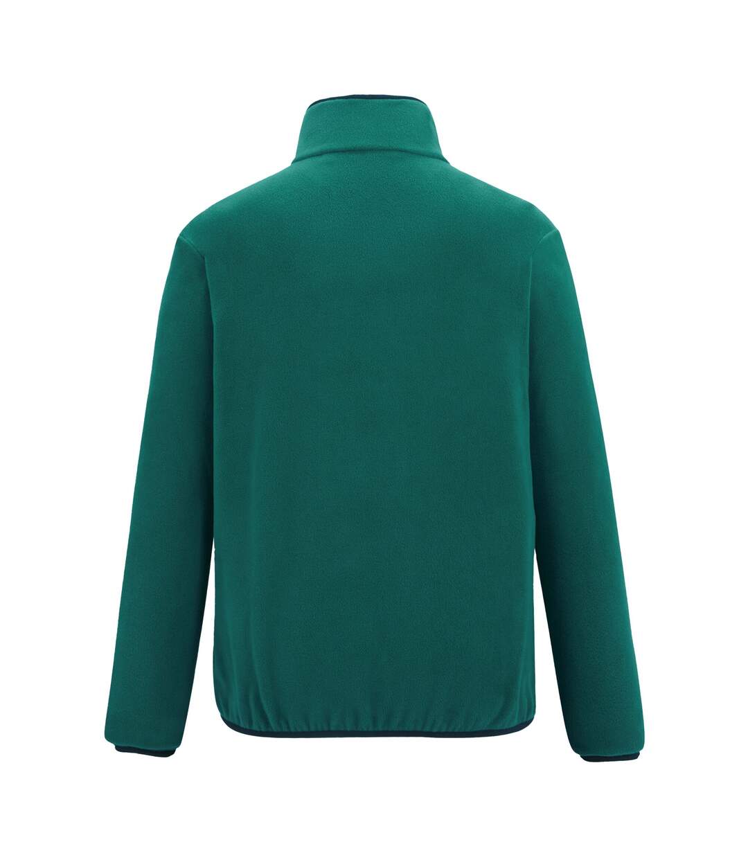 Mens Frankie Full Zip Fleece Jacket Mediterranean Green Navy Regatta-3