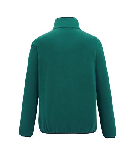 Mens Frankie Full Zip Fleece Jacket Mediterranean Green Navy Regatta