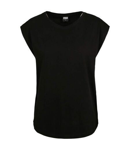 T-shirt Motif/style Façonné Basic Femme Noir Urban Classics