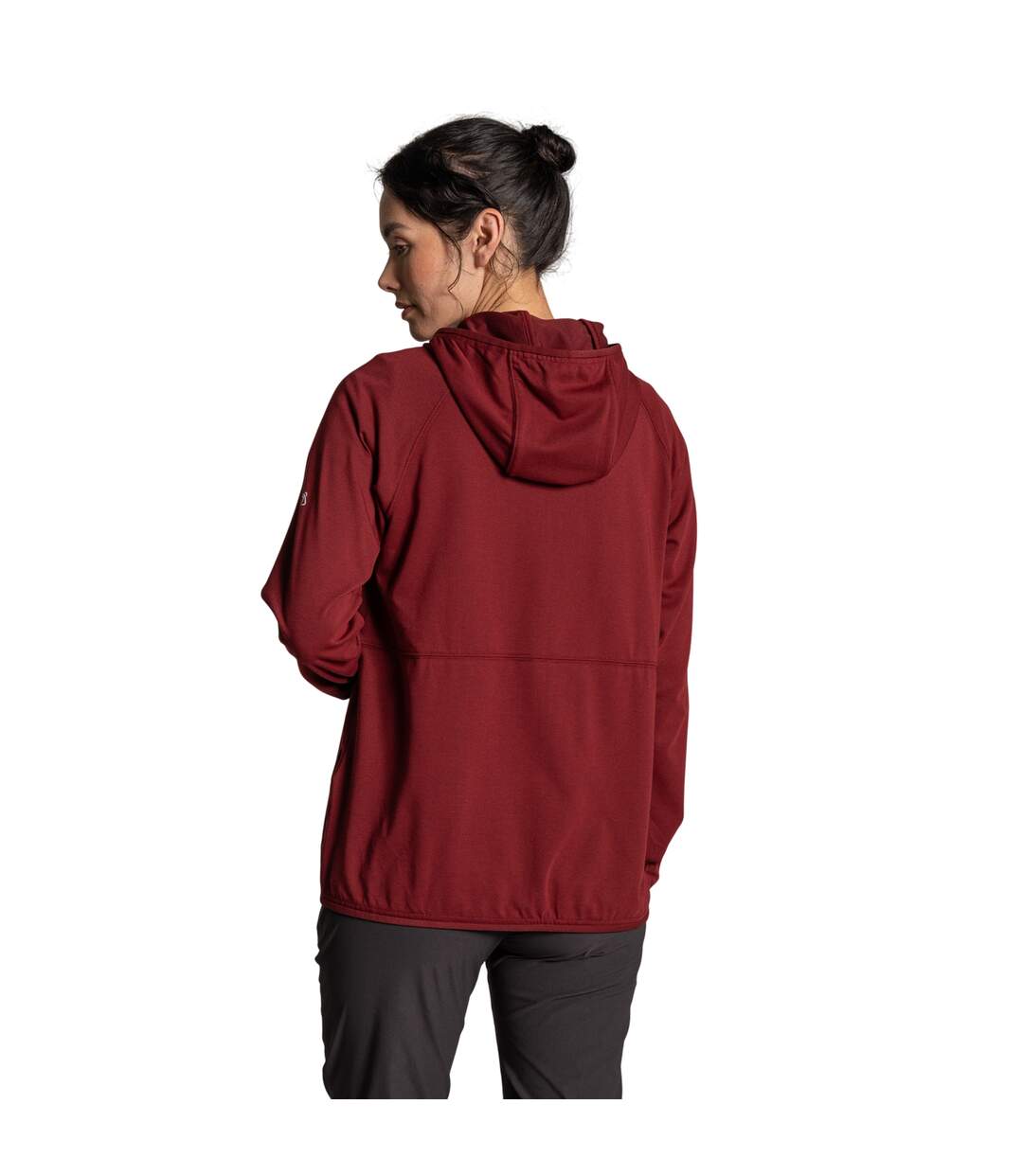 Veste Unie À Capuche Aya Femme Rouge Craghoppers-3