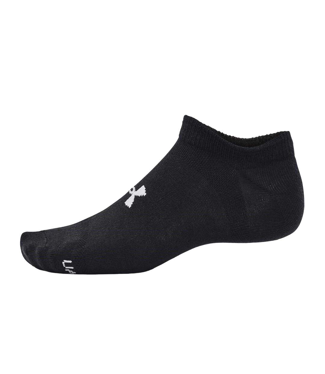 Pack Of 6  Womens/ladies Essential No-show Socks  Black White Grey Under Armour-3