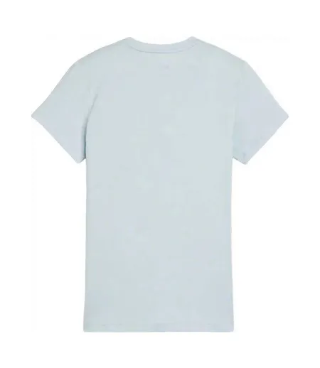 T-shirt Motif/style Logo Essential Femme Bleu Clair Puma