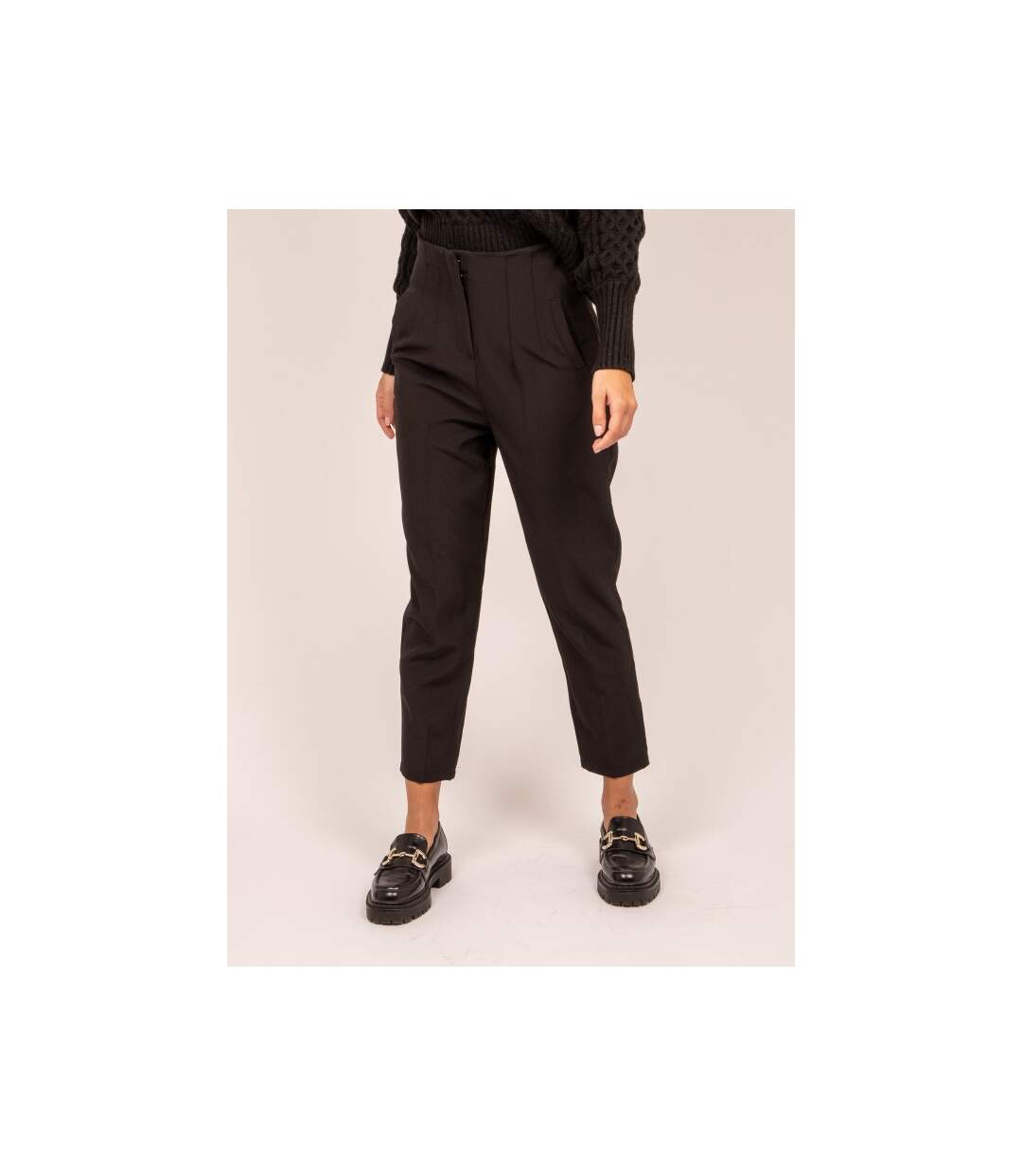 Pantalon droit pinces EZARA - Dona X Lisa-2