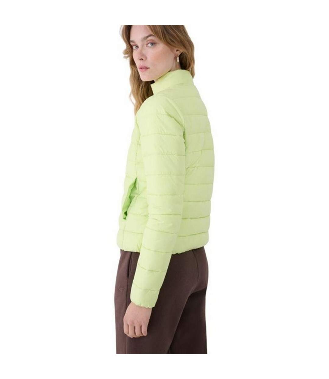 Doudoune Matelassée Wss25tdjaf533 Femme Vert Clair 4F-3