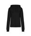 Sweat À Capuche College Femme Noir Awdis-1