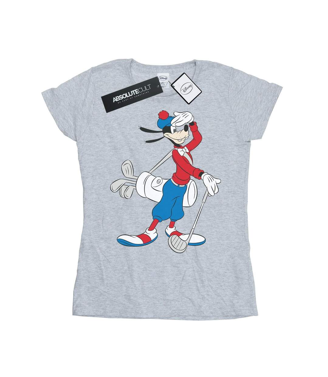 Disney T-shirt en coton Goofy pour femmes/femmes (Gris sportif) - UTBI31284-1
