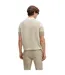 Polo Motif/style À Rayures Trieste Homme Beige Clair Boss-3