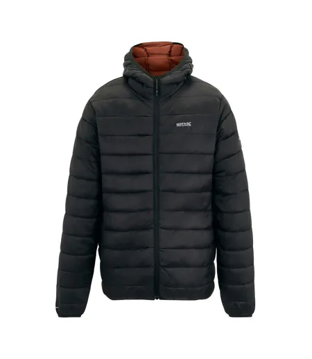 Doudoune Matelassée Marizion Homme Noir Orange Rouge Regatta