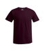 T-shirt Premium Homme Bordeaux Promodoro-1