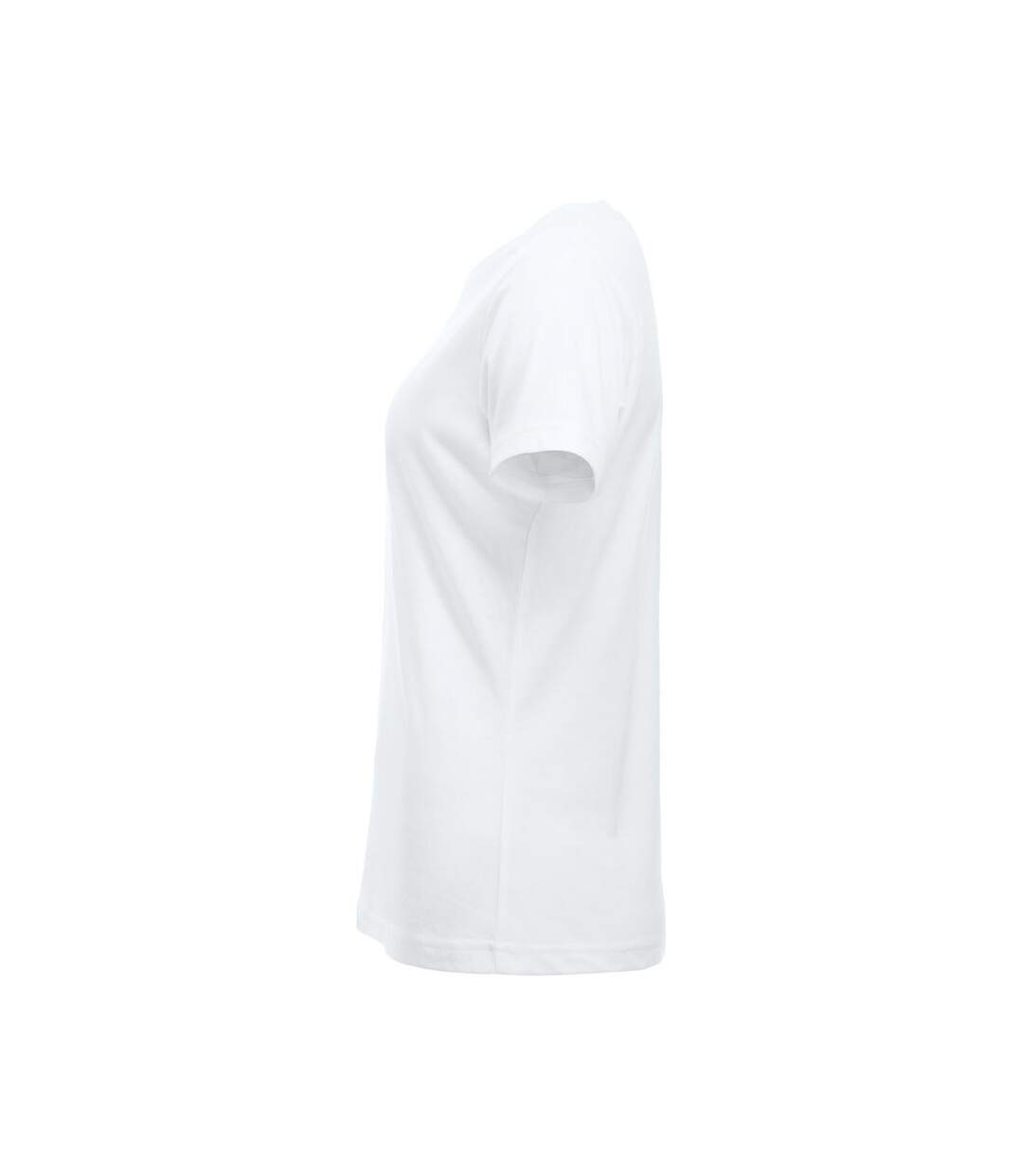 Womens/ladies New Classic T-shirt White Clique-3