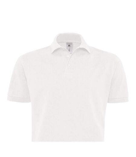 Polo heavymill homme blanc B&C