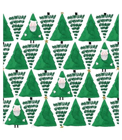 Hide + seek santa claus duvet cover set green Furn