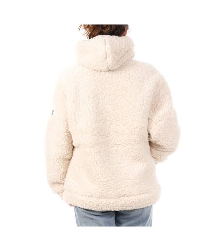 Veste en sherpa écru femme sherpa compagnie des amériques margaux