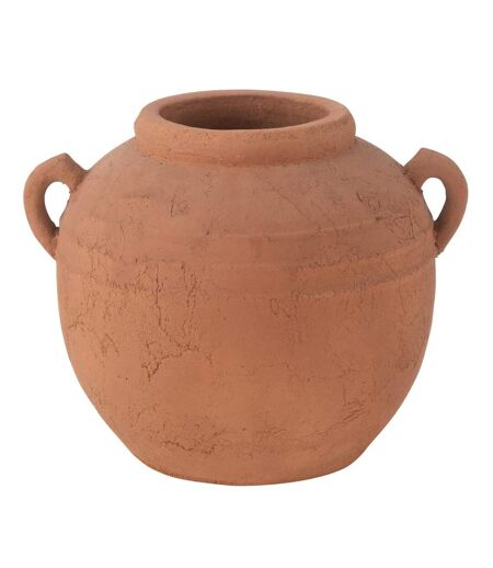 Vase Rond en Terre Cuite Moke 29cm Cuivre